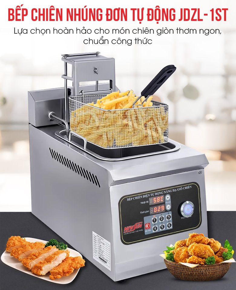 Bếp chiên nhúng đơn tự động JDZL-1ST bếp chiên nhúng đơn tự động JDZL-1ST