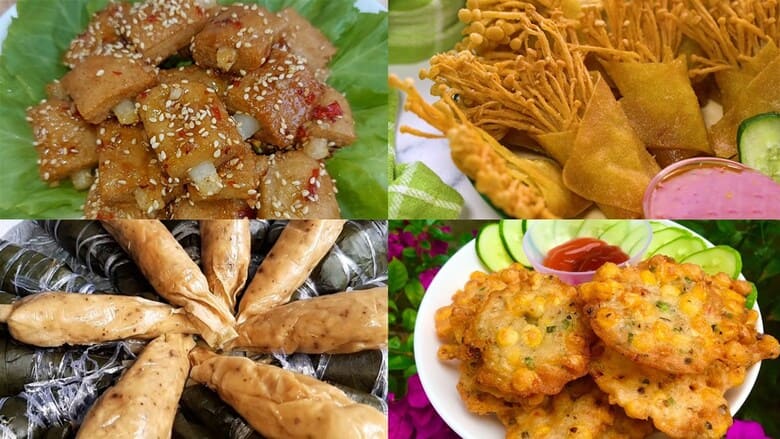 Chiên rán đa dạng thực phẩm