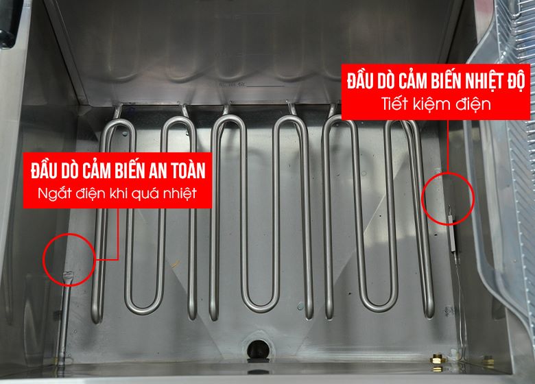 Cảm biến nhiệt an toàn – ngắt điện tự động khi quá nhiệt