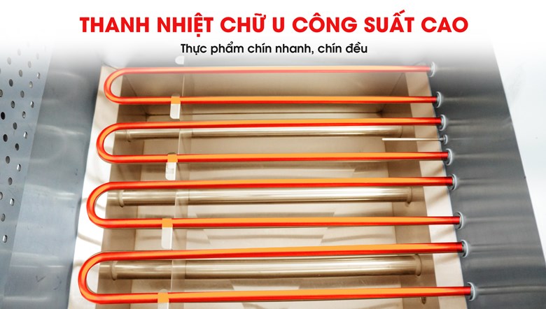 Bếp chiên tách dầu 150 lít TB-68D Công suất 16kW với thanh nhiệt chữ U cho hiệu suất gia nhiệt tối đa