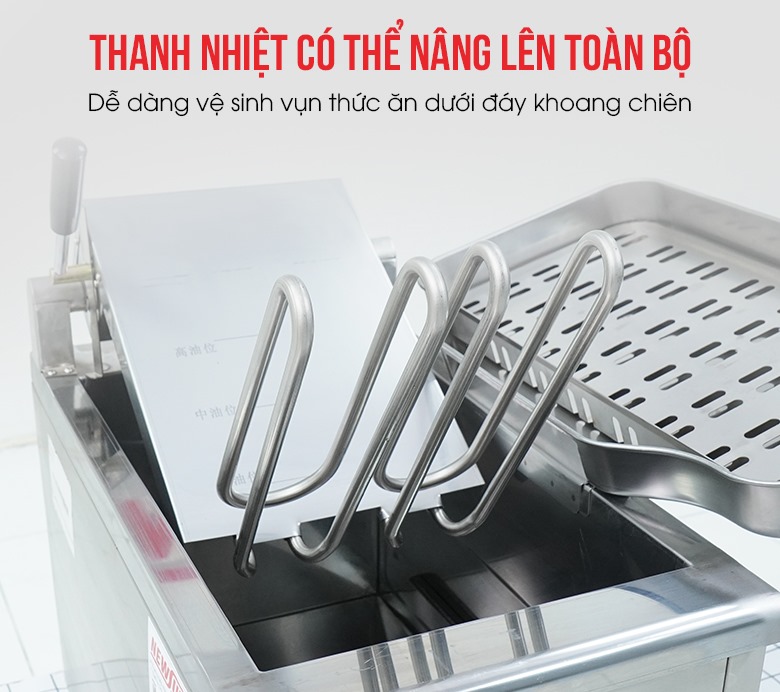 Thiết kế thanh nhiệt nâng hạ linh hoạt