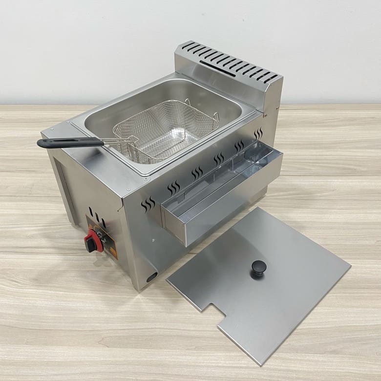 Bếp chiên nhúng gas giúp đồ ăn giòn, chín đều