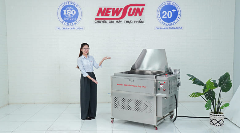 Bếp chiên tách dầu tại bepchienthucpham.com